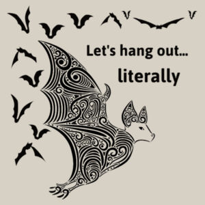 Let's hang out literally - AS Colour Womens Heavy Hood - AS Colour Womens Heavy Hood Design