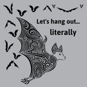 Let's hang out literally - AS Colour Womens Relax Hood - AS Colour Womens Relax Hood Design