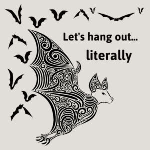 Let's hang out literally - AS Colour Women's Faded Relax Crew - AS Colour Women's Faded Relax Crew Design