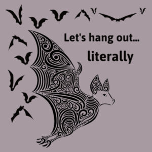Let's hang out literally - AS Colour Women's Relax Crew - AS Colour Women's Relax Crew Design