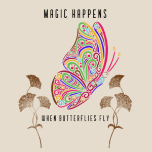 Magic Happens When Butterflies Fly - Heavy Duty Canvas Tote with Gusset  - Heavy Duty Canvas Tote with Gusset  Design