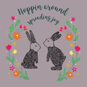 Hoppin around spreading joy - AS Colour Women's Relax Crew Design