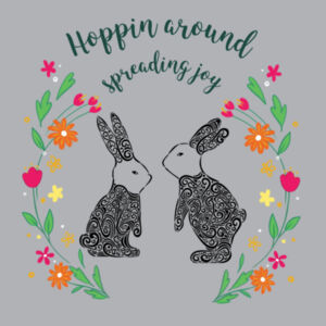 Hoppin around spreading joy - AS Colour Womens Supply Crew Design