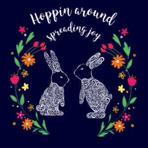 Hoppin around spreading joy - Thread Project Unisex Summer Tee Design