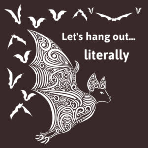 Let's hang out literally - AS Colour Womens Heavy Crew Design