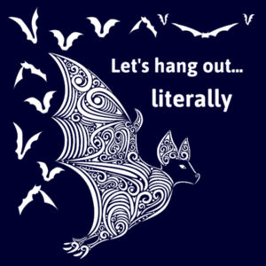 Let's hang out literally - Cloke Women's Standard Crew Neck Sweat Design