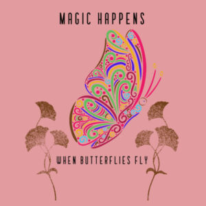 Magic Happens When Butterflies Fly - AS Colour Organic Infant Mini-Me One-Piece Design