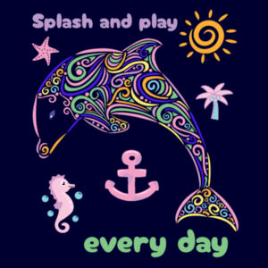 Splash and play every day - Tote Bag Design