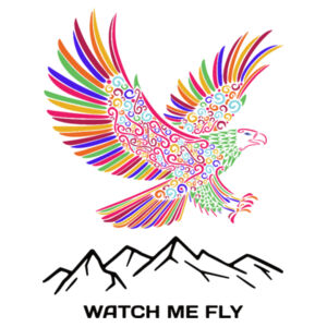 Watch me fly - Podium Kids Poly Tee Design