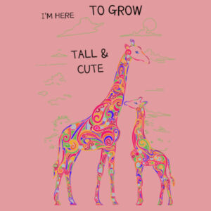 I'm here to grow tall & cute - AS Colour Organic Infant Mini-Me One-Piece Design
