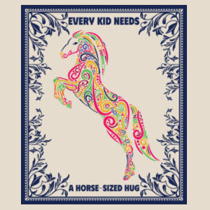 Every kid needs a horse-sized hug - Tote Bag Design