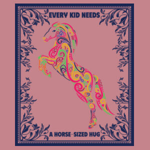 Every kid needs a horse-sized hug - AS Colour Organic Infant Wee Tee Design