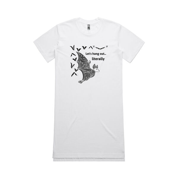 Let's hang out literally - AS Colour Womens Oversized Dress - AS Colour Womens Oversized Dress Thumbnail