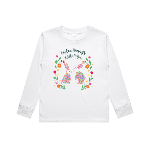 Easter Bunny's little helper - AS Colour Kids Classic Longsleeve Tee - AS Colour Kids Classic Longsleeve Tee Thumbnail