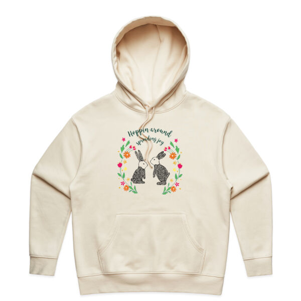 Hoppin around spreading joy - AS Colour Womens Heavy Hood Thumbnail