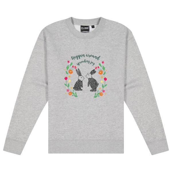 Hoppin around spreading joy - Cloke Women's Standard Crew Neck Sweat Thumbnail
