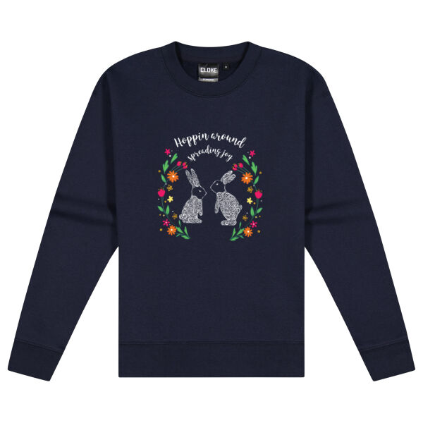 Hoppin around spreading joy - Cloke Women's Standard Crew Neck Sweat Thumbnail