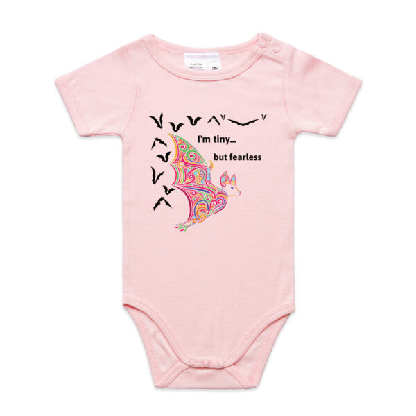 I'm tiny...but fearless - AS Colour Organic Infant Mini-Me One-Piece Thumbnail