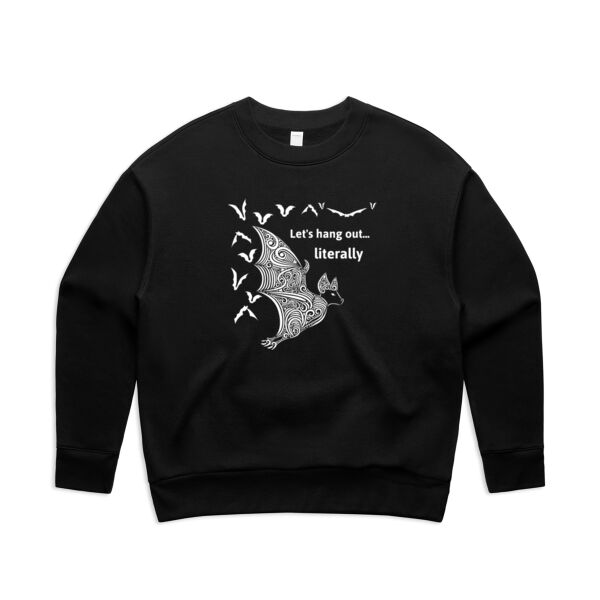 Let's hang out literally - AS Colour Women's Relax Crew Thumbnail