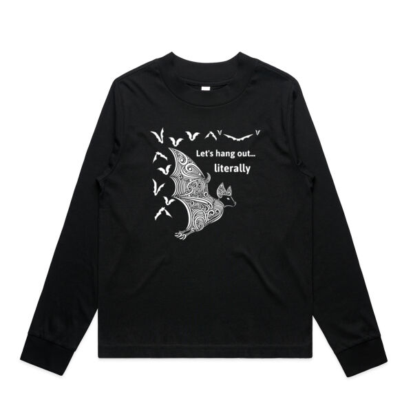 Let's hang out literally - AS Colour Womens Mock Longsleeve Tee Thumbnail