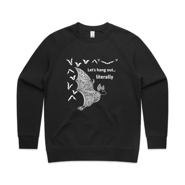 Let's hang out literally - AS Colour Womens Supply Crew Thumbnail