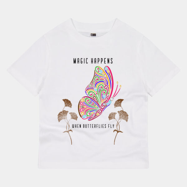 Magic Happens When Butterflies Fly - Thread Project Kids Epic Tee Thumbnail