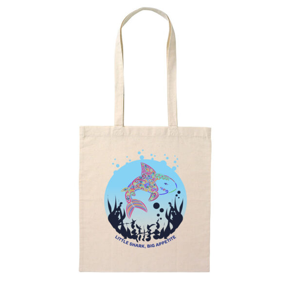 Little shark big appetite - Tote Bag Thumbnail